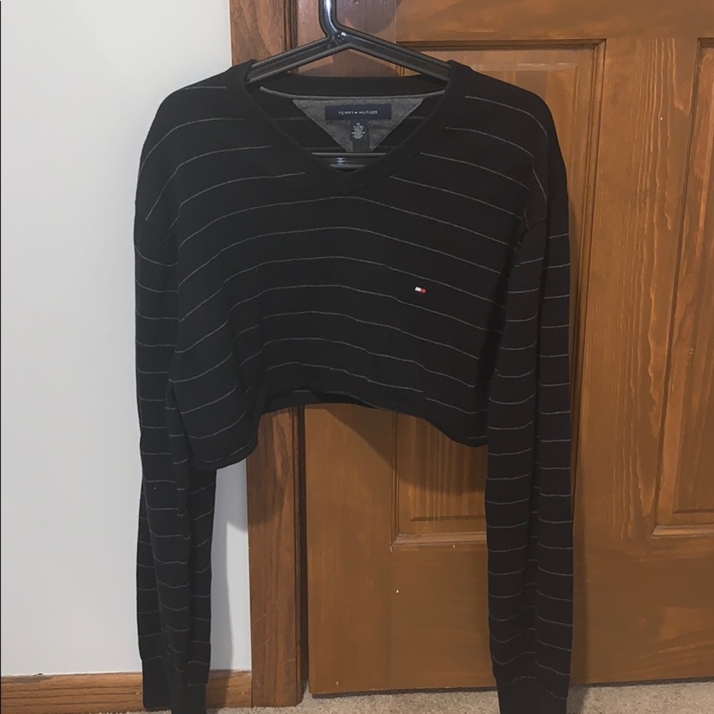 Long sleeve crop
